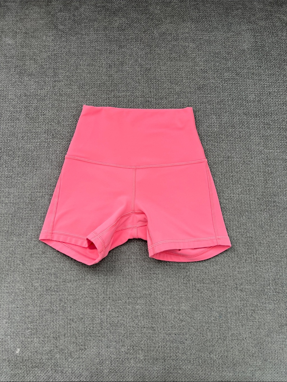 lululemon athletica  Pink High-Waist Bike Shorts